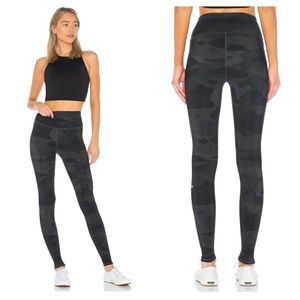 ALO Yoga Revolve High Waist Vapor Legging in Black & Camouflage
